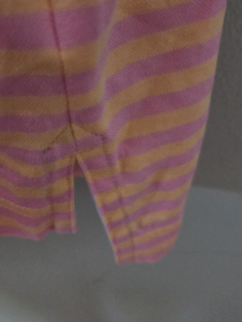 Brooks Brothers Men's Pink Orange Striped Golf Polo Preppy Shirt. Sz XL - Picture 7 of 10